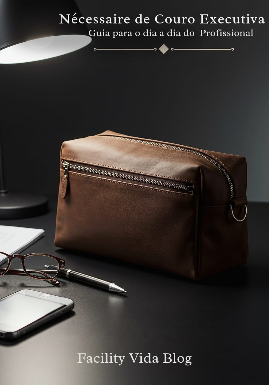 Como escolher a nécessaire de couro perfeita para o dia a dia do executivo