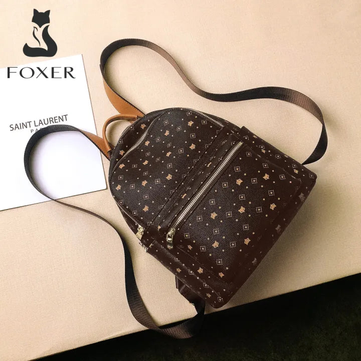 Mochila Feminina Foxer Estampada