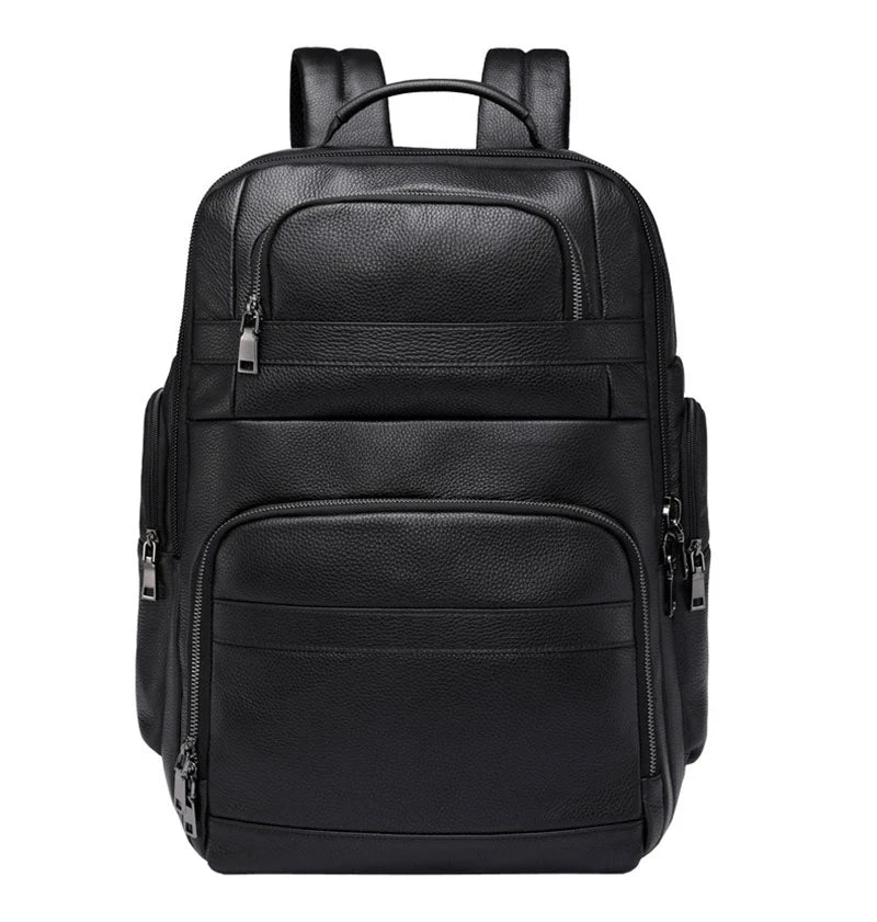 Mochila de Couro Masculina Executiva Prime para Notebook!