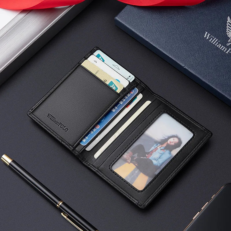 Carteira Masculina de Couro William Polo com Tecnologia RFID