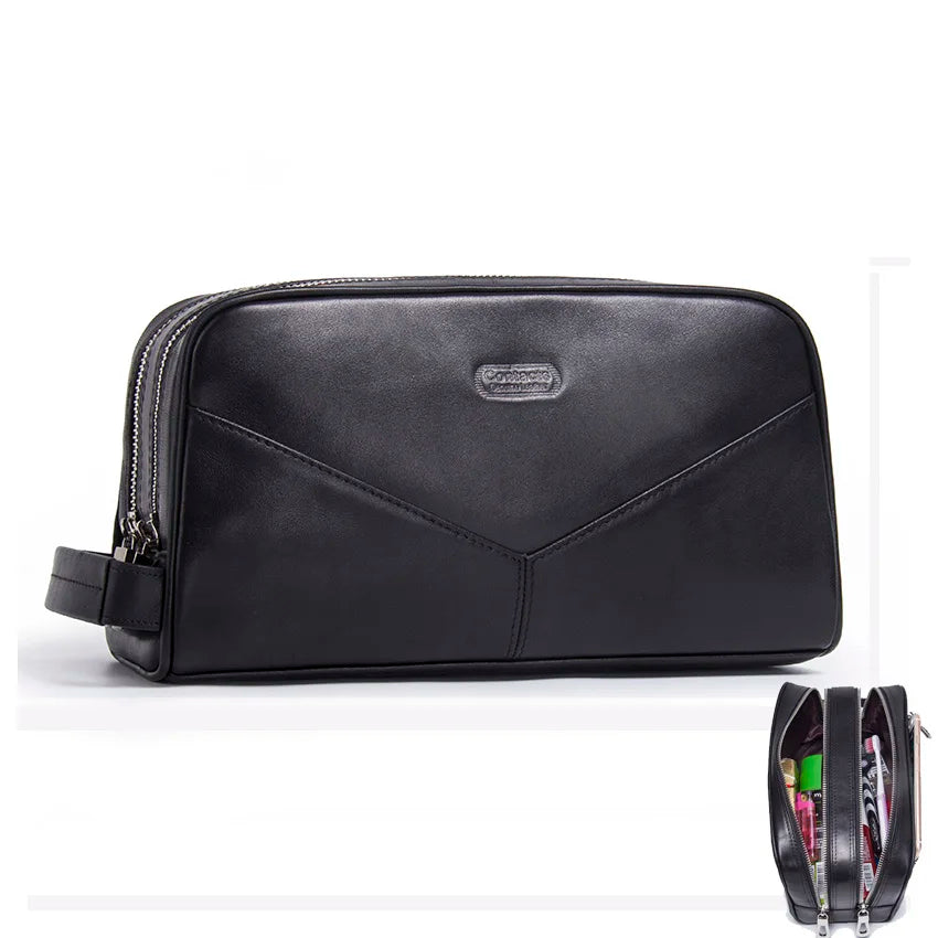 Nécessaire Masculina de Couro Retro Premium !