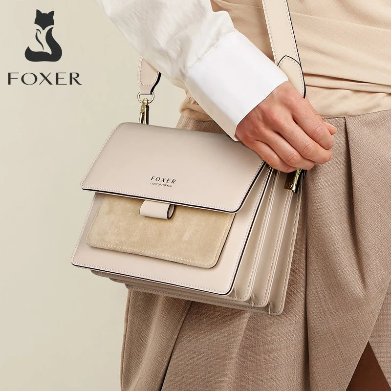 Bolsa Feminina de Couro Foxer – Modelo Compact Elegance