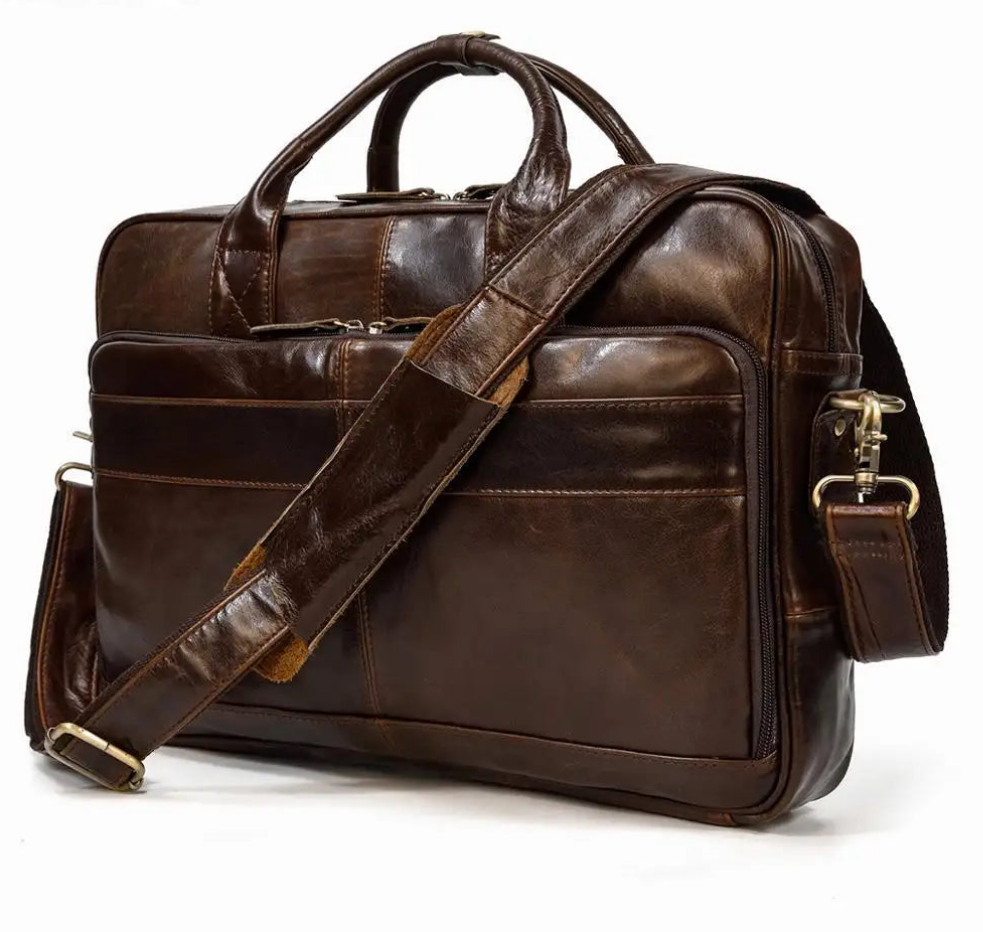 Maleta Masculina de Couro Legítimo – Modelo Prime