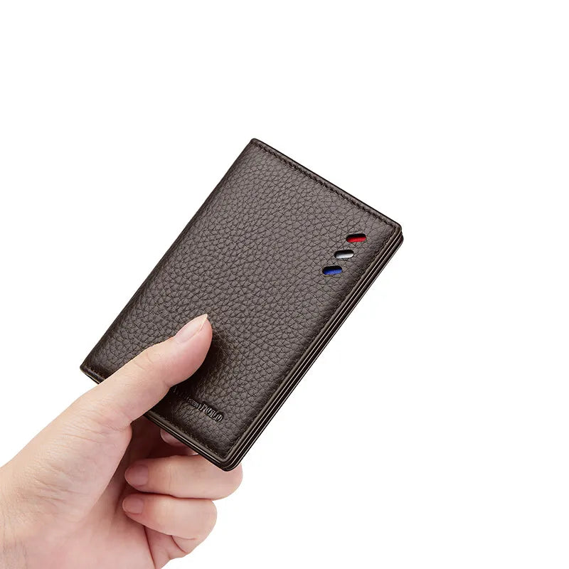 Carteira Masculina Minimalista Porta Cartões William Polo