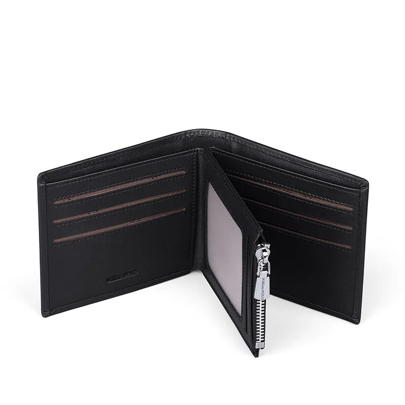 Carteira Masculina de Couro Britânica William Polo