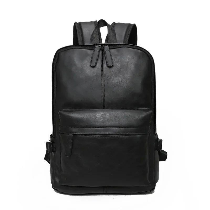 Mochila de Couro Impermeável para Notebook – Modelo Casual!
