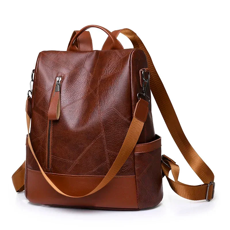 Mochila Feminina de Couro – Modelo Safe