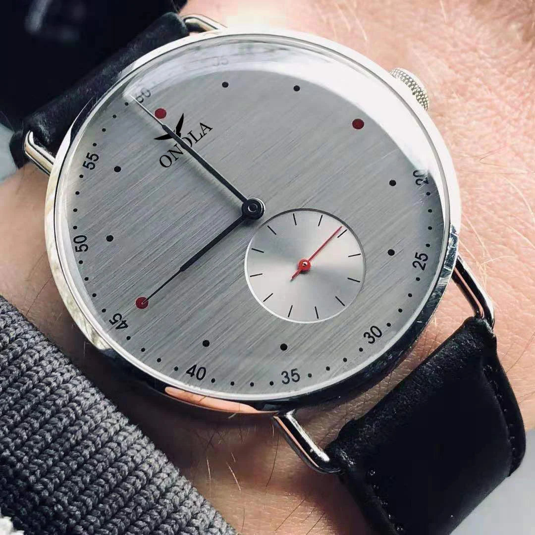 Relógio Masculino Slim Onola Bordeaux!