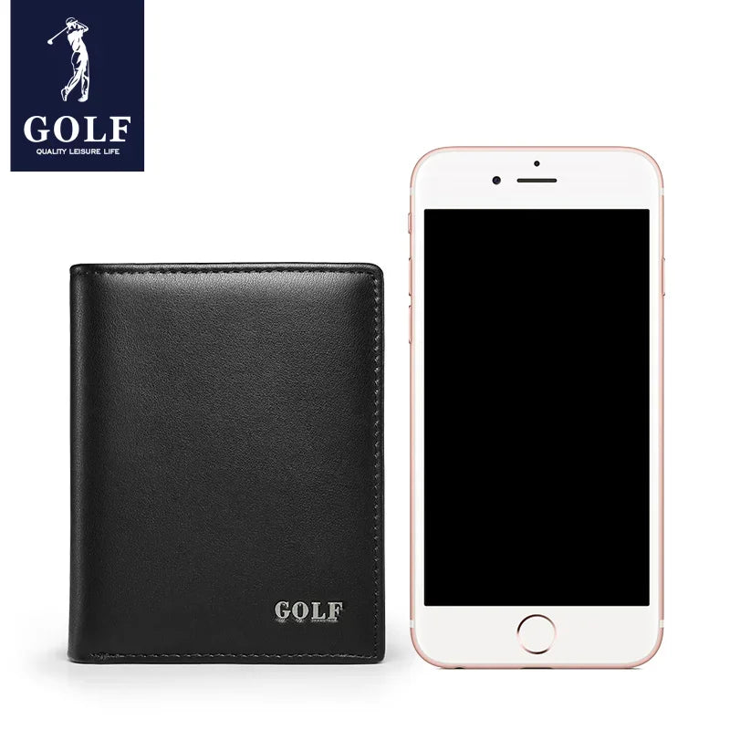 Carteira Masculina de Couro Sintético Golf