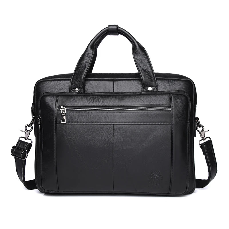 Pasta de Couro Masculina para Notebook – Modelo Executivo Cowhide