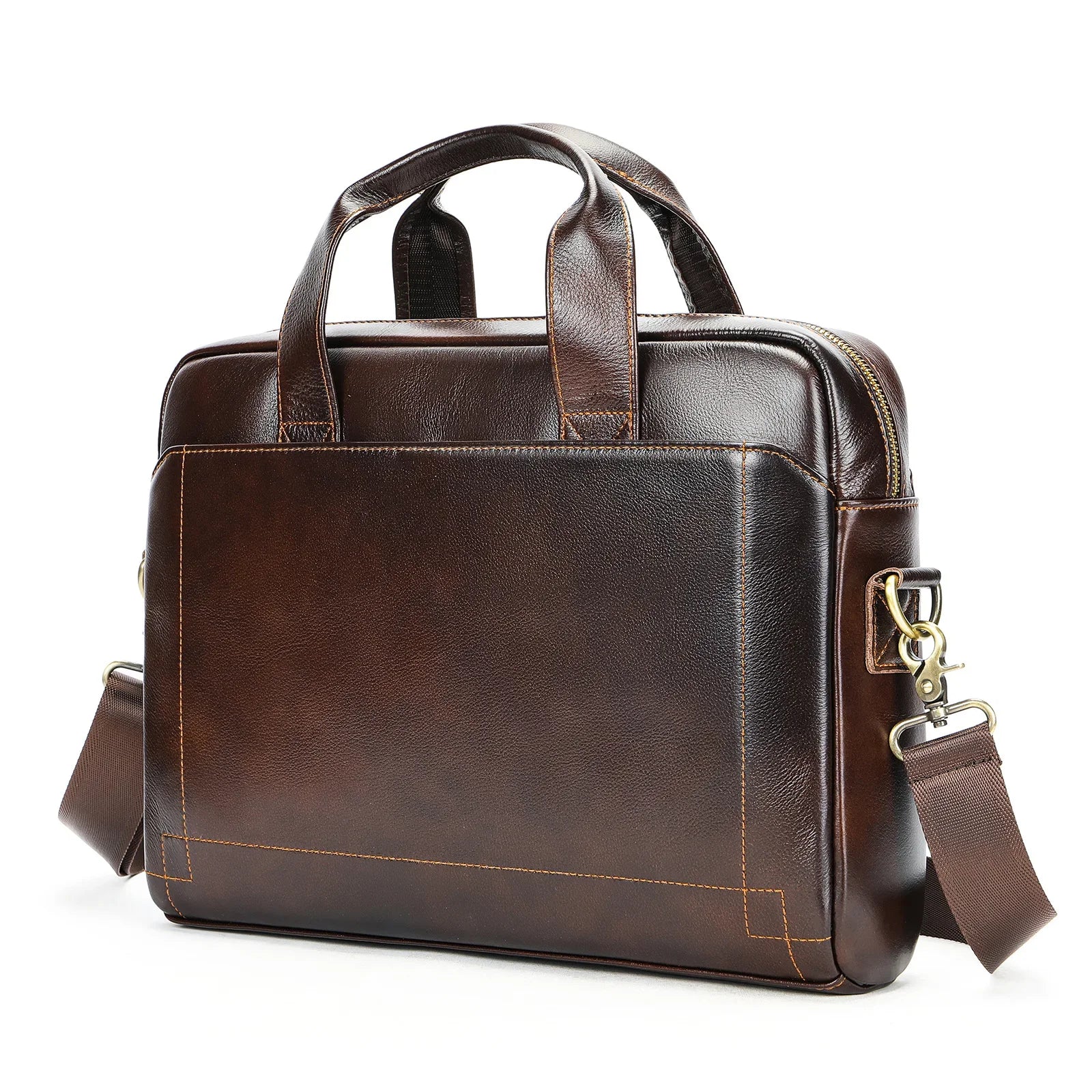 Pasta Masculina de Couro para Notebook Executiva – Modelo Bolsa de Mão ou Ombro!