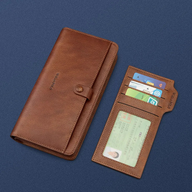 Carteira de Couro Legítimo Premium William Polo