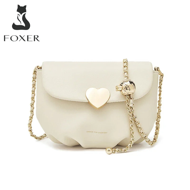 Bolsa Feminina de Couro Rachado – Linha Foxer Love