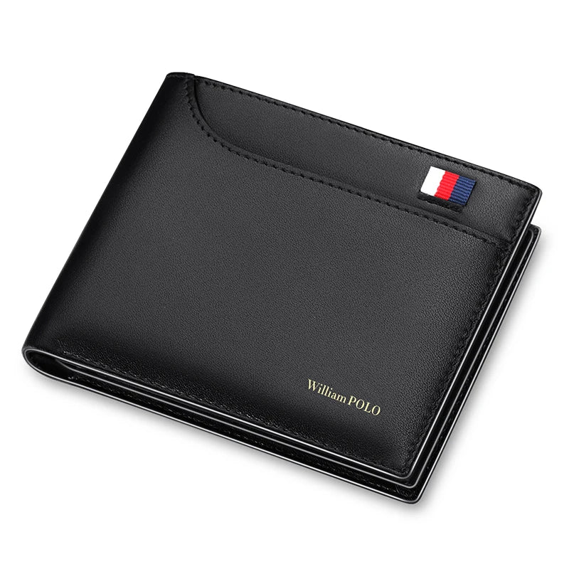 Carteira Masculina de Couro Slim Milão William Polo