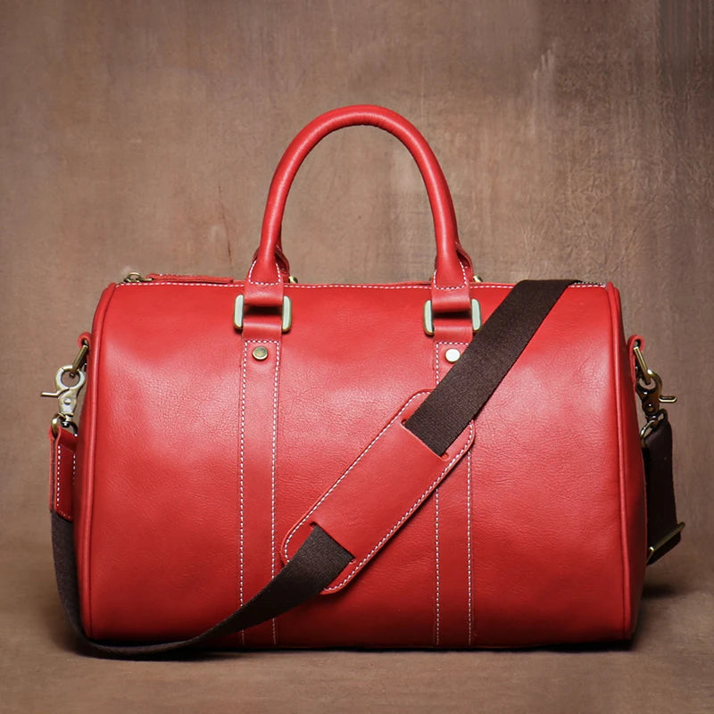 Mala Executiva de Couro Genuíno – Modelo Streamlined