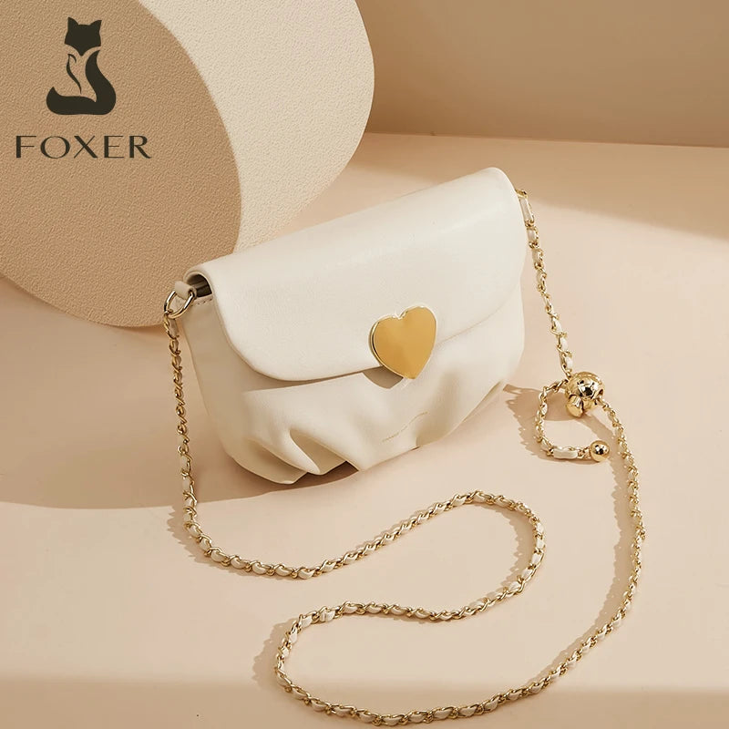 Bolsa Feminina de Couro Rachado – Linha Foxer Love
