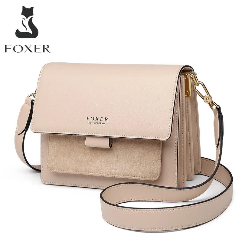 Bolsa Feminina de Couro Foxer – Modelo Compact Elegance