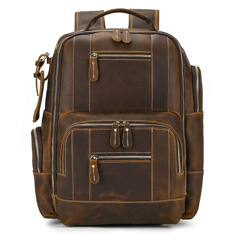 Mochila de Couro para Notebook – Modelo Big Confort