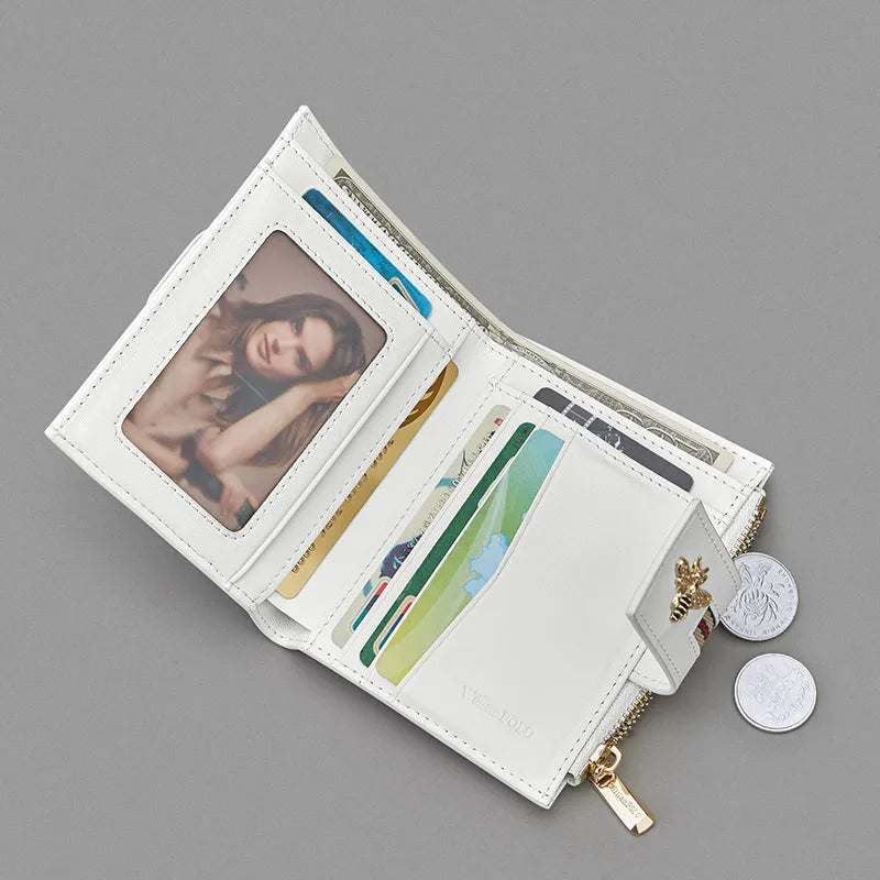Carteira Feminina de Couro Slim Personalizada William Polo!