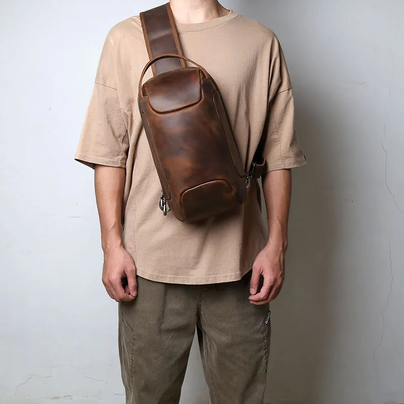 Bolsa Transversal de Couro Legítimo – Modelo Shoulder Bag