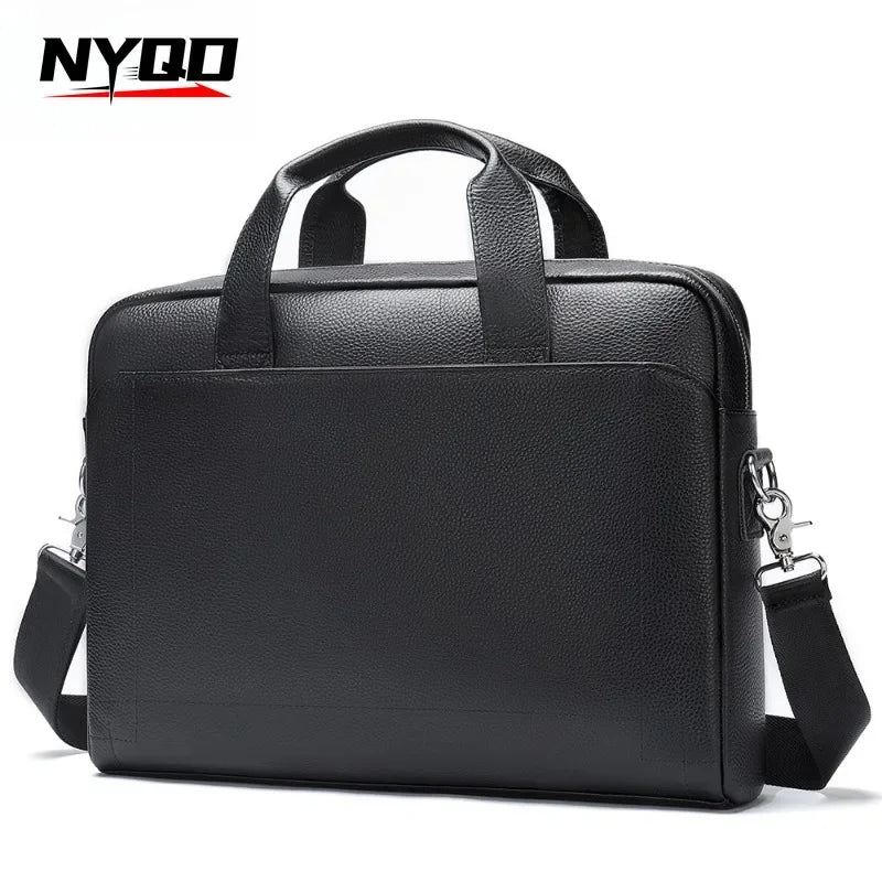 Pasta Masculina de Couro para Notebook Executiva – Modelo Bolsa de Mão ou Ombro!