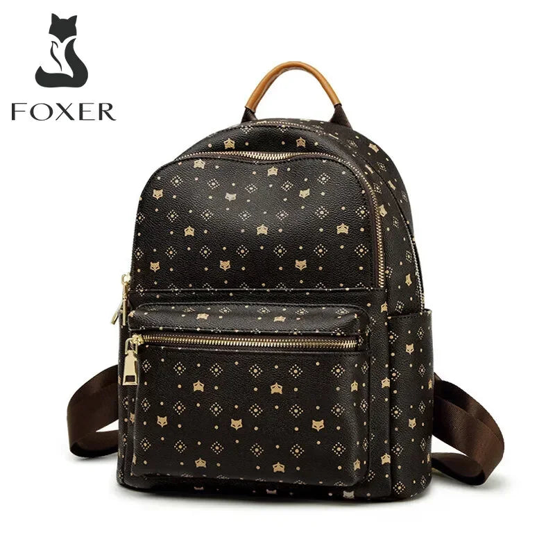 Mochila Feminina Foxer Estampada
