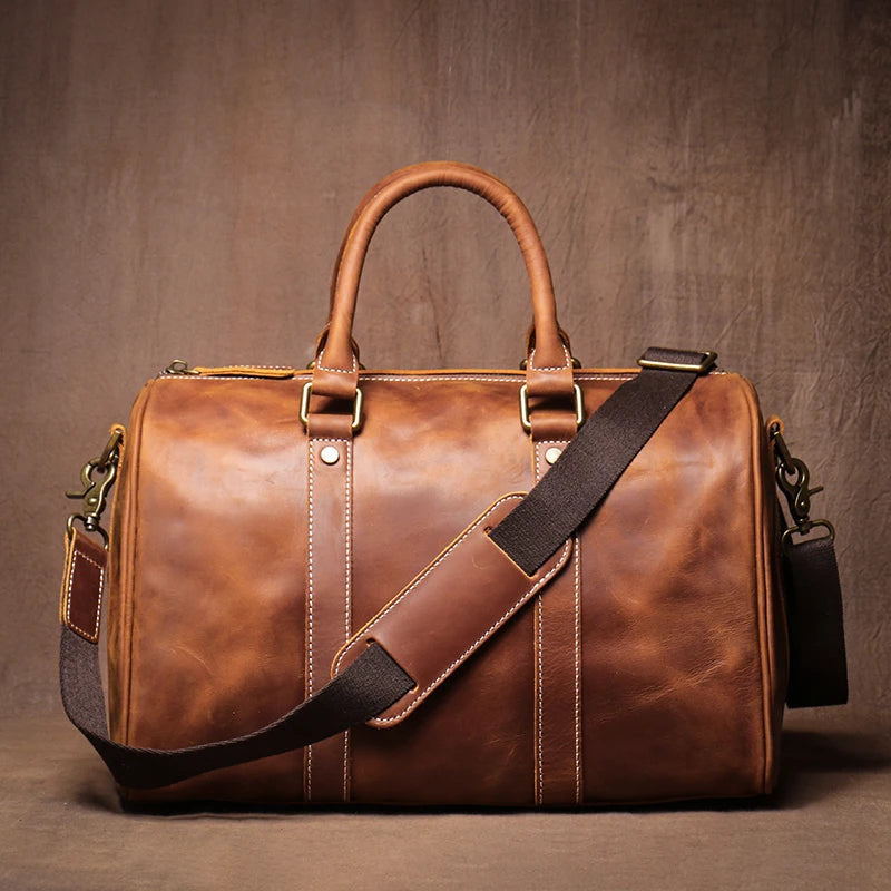 Mala Executiva de Couro Genuíno – Modelo Streamlined