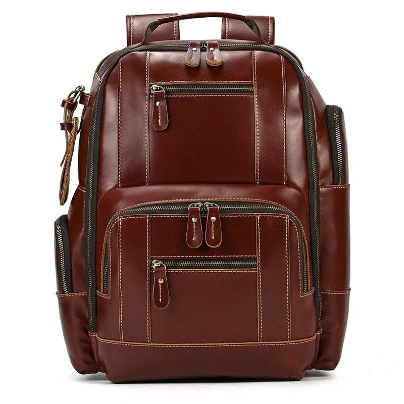 Mochila de Couro para Notebook – Modelo Big Confort