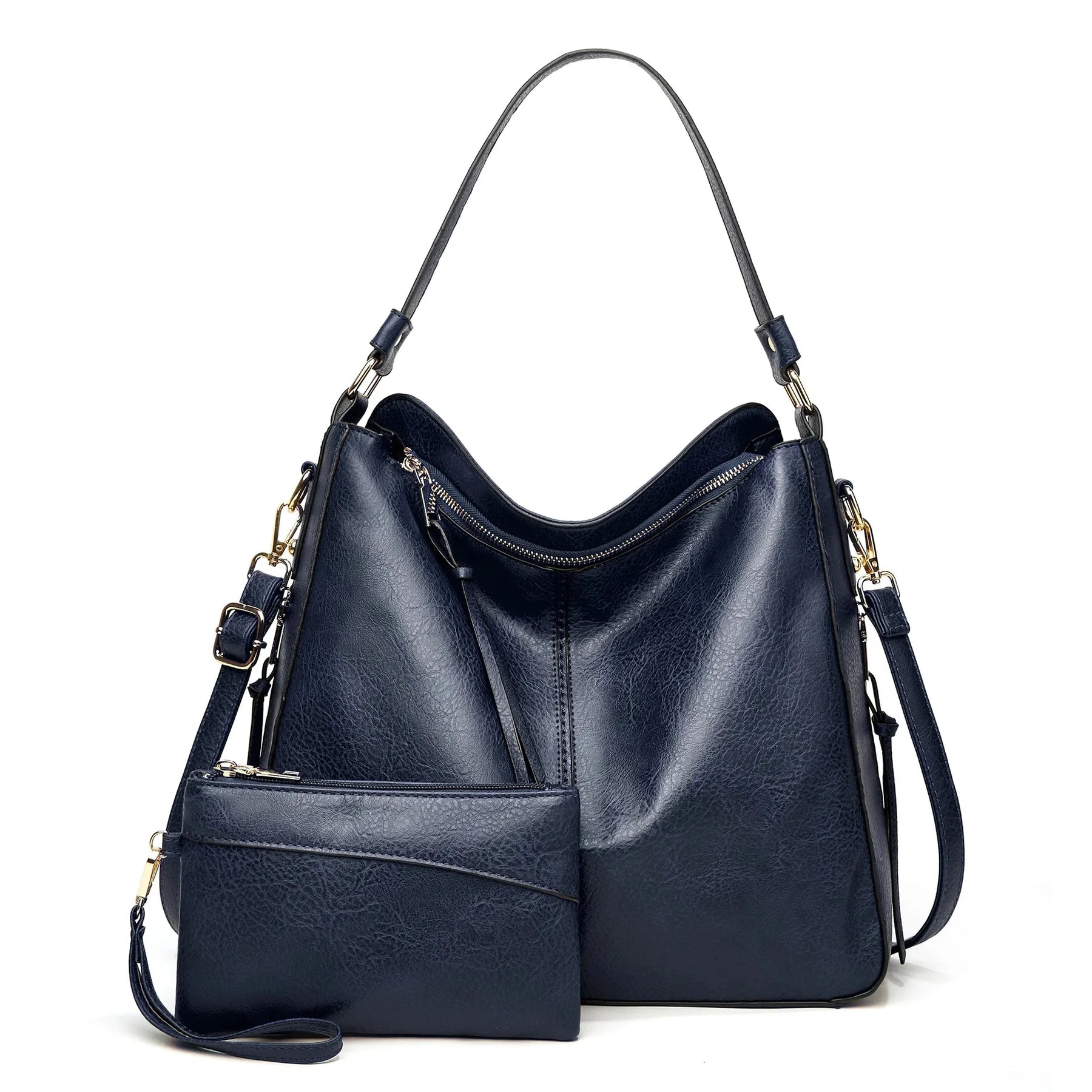 Bolsa Feminina de Couro Impermeável - Modelo Tote + Carteira de Brinde!