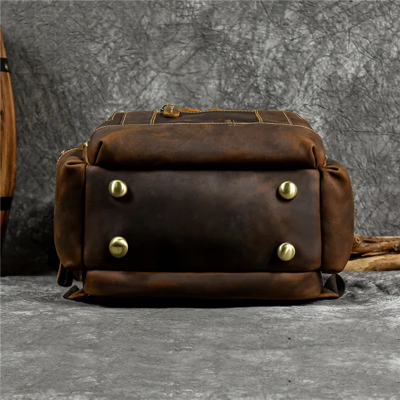 Mochila de Couro para Notebook – Modelo Big Confort