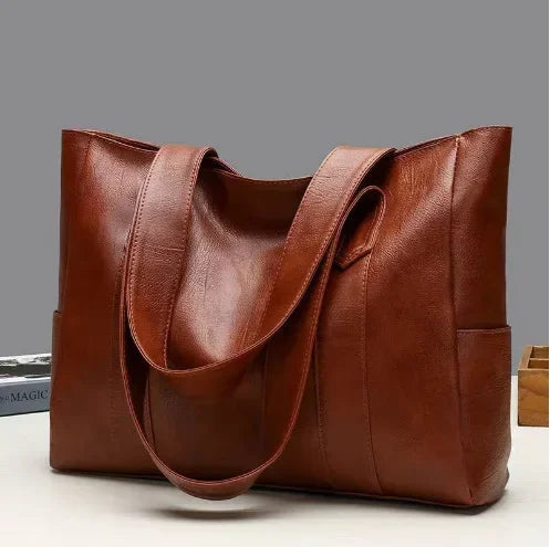 Bolsa Feminina de Couro Legítimo - Modelo Europeu