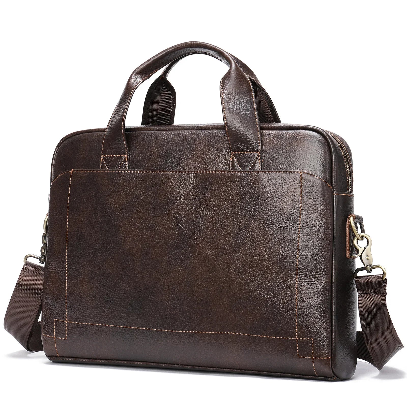 Pasta Masculina de Couro para Notebook Executiva – Modelo Bolsa de Mão ou Ombro!