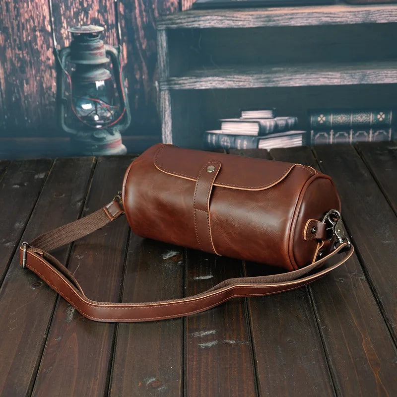 Bolsa Transversal de Couro Shoulder Bag