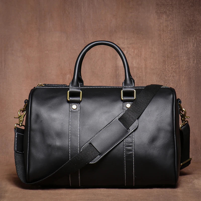 Mala Executiva de Couro Genuíno – Modelo Streamlined
