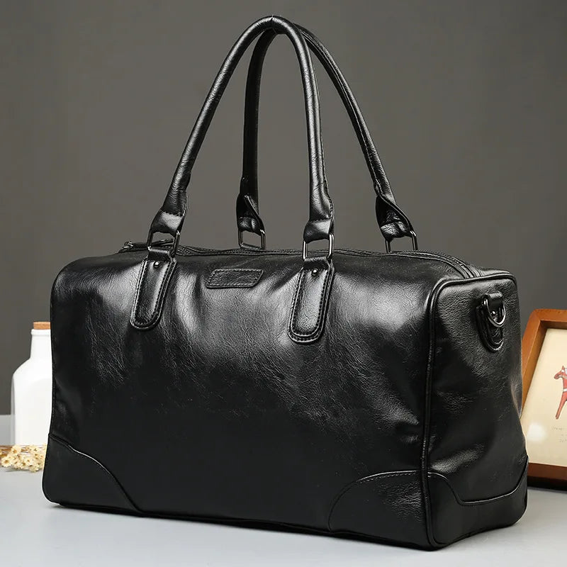 Mala de Viagem Executiva de Couro – Modelo All Black