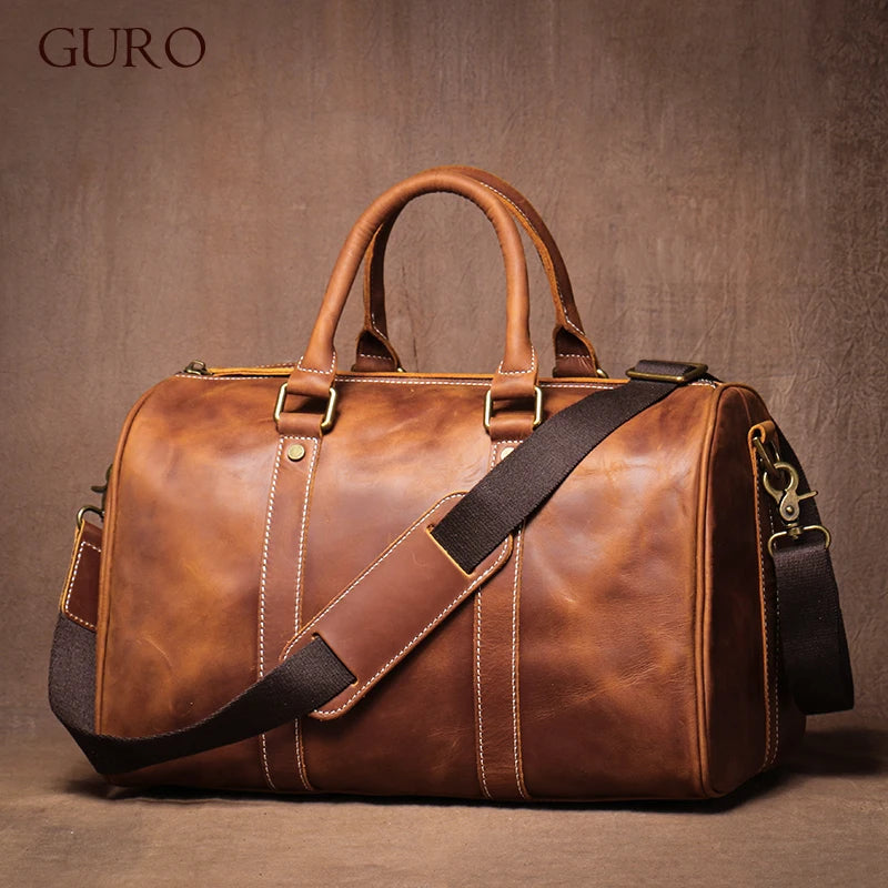 Mala Executiva de Couro Genuíno – Modelo Streamlined