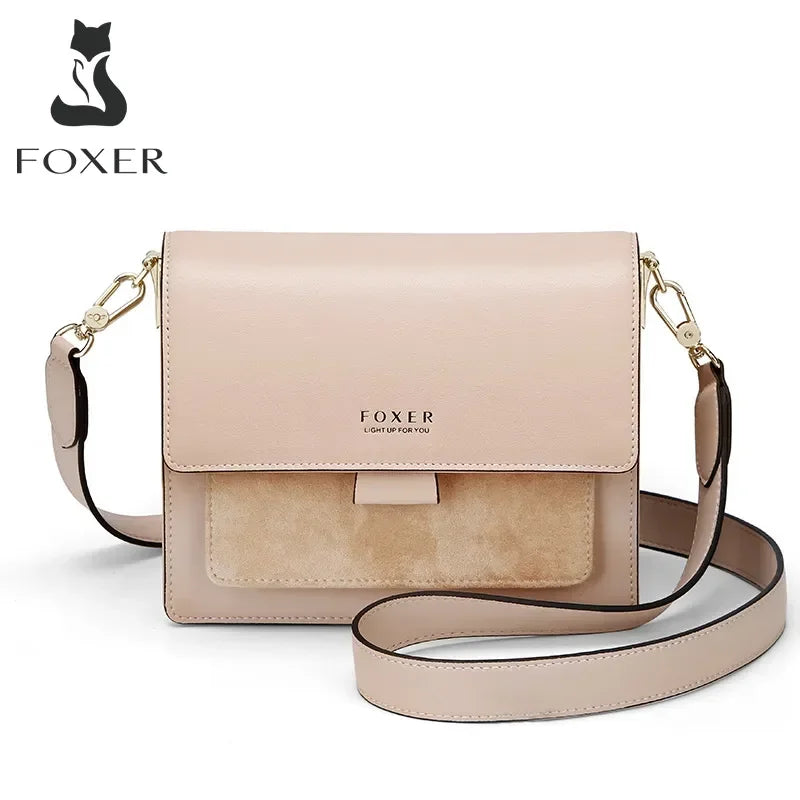 Bolsa Feminina de Couro Foxer – Modelo Compact Elegance