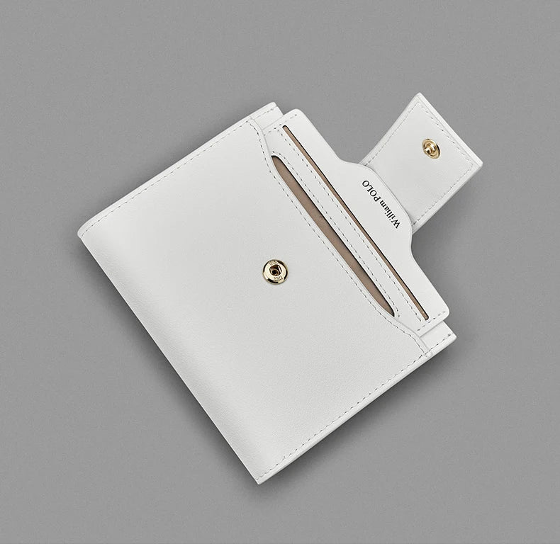 Carteira Feminina de Couro Slim Personalizada William Polo!