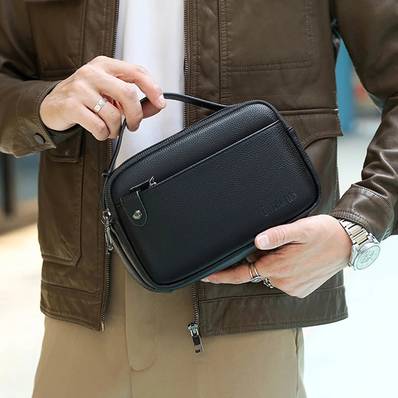 Nécessaire Masculina de Couro – Modelo Britânico