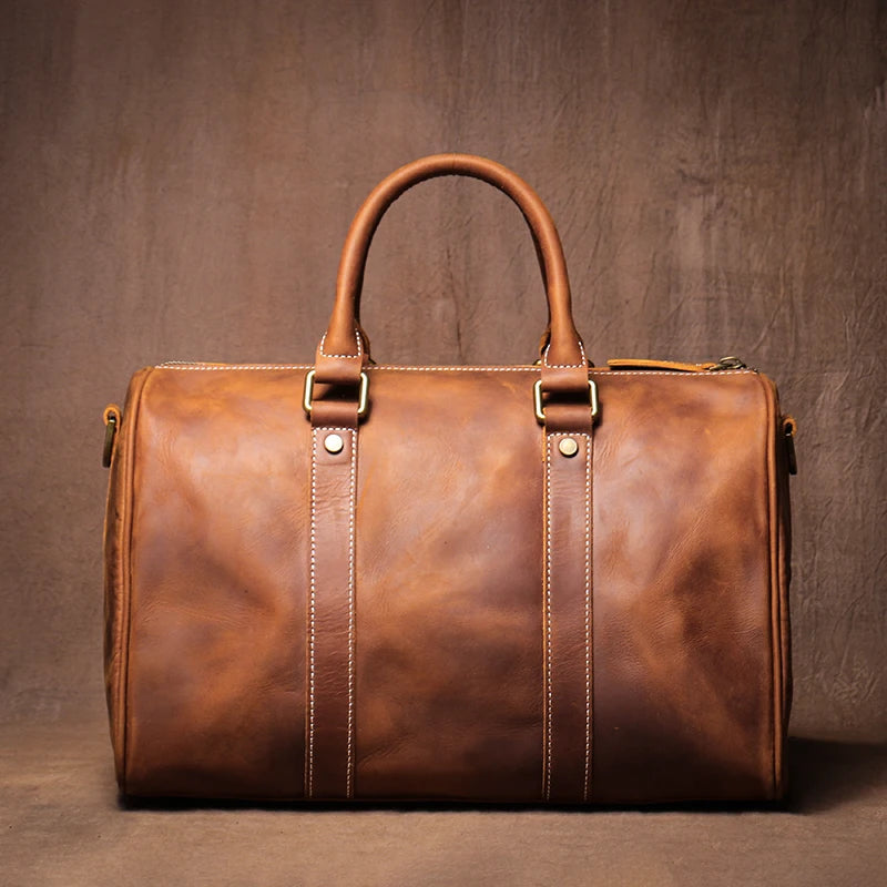 Mala Executiva de Couro Genuíno – Modelo Streamlined