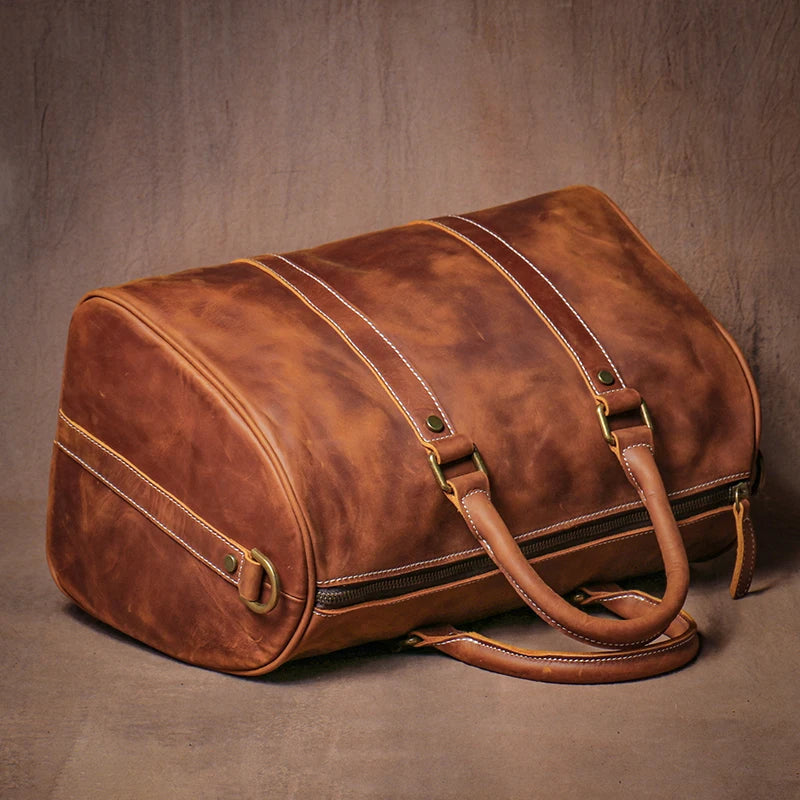 Mala Executiva de Couro Genuíno – Modelo Streamlined