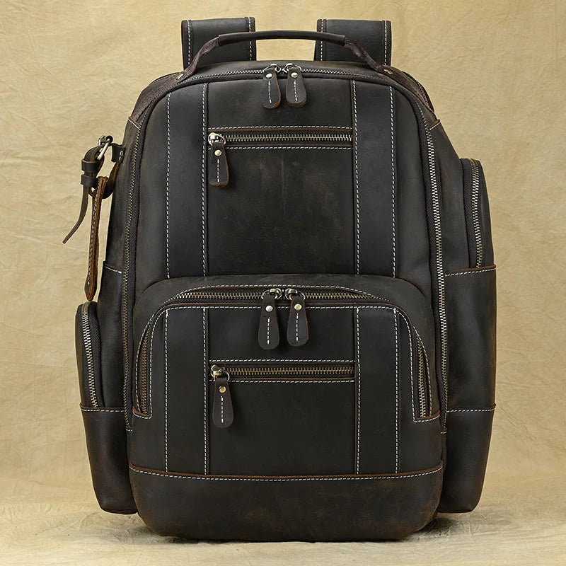 Mochila de Couro para Notebook – Modelo Big Confort