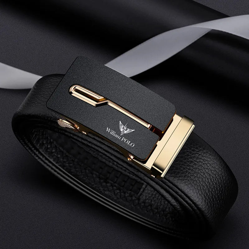 Cinto Masculino de Couro Cowhide William Polo Empresarial