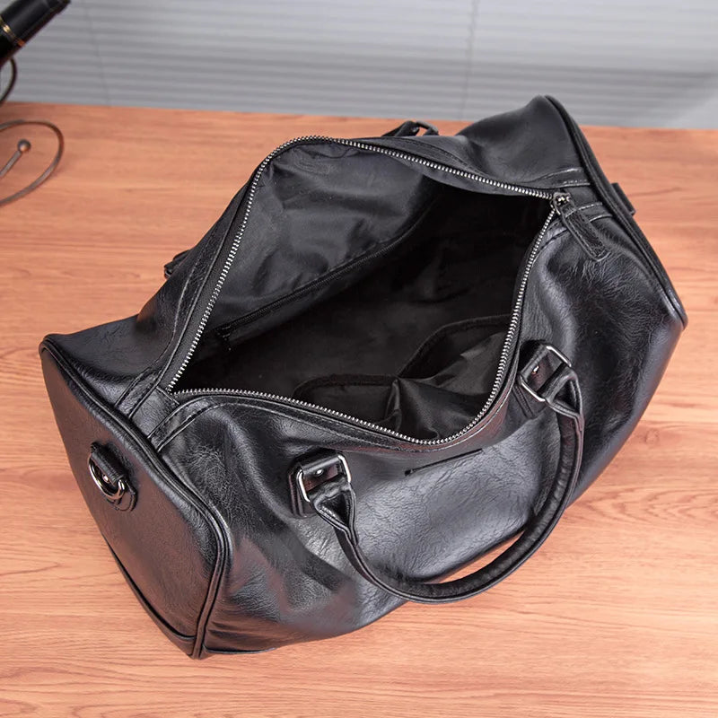 Mala de Viagem Executiva de Couro – Modelo All Black