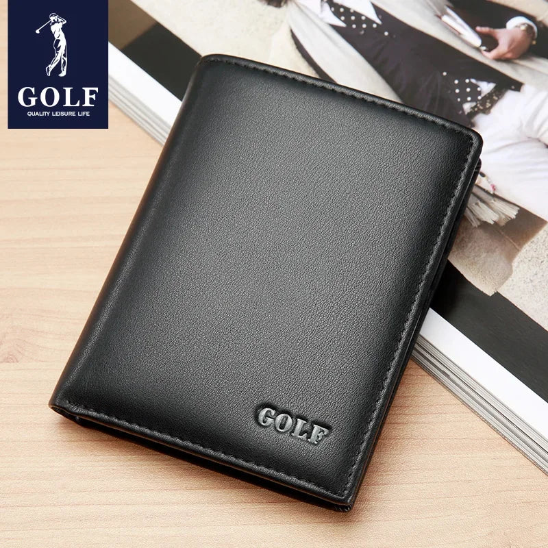 Carteira Masculina de Couro Sintético Golf