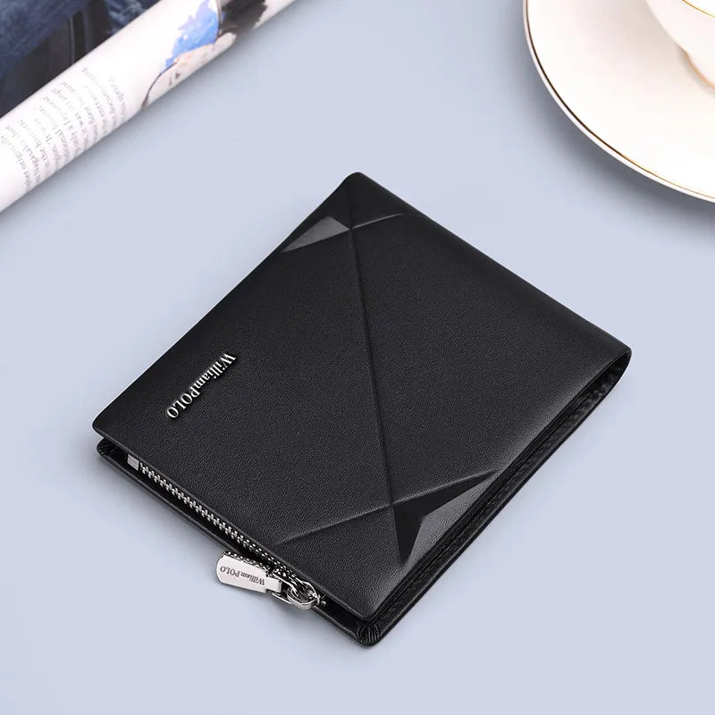Carteira Masculina de Couro Britânica William Polo