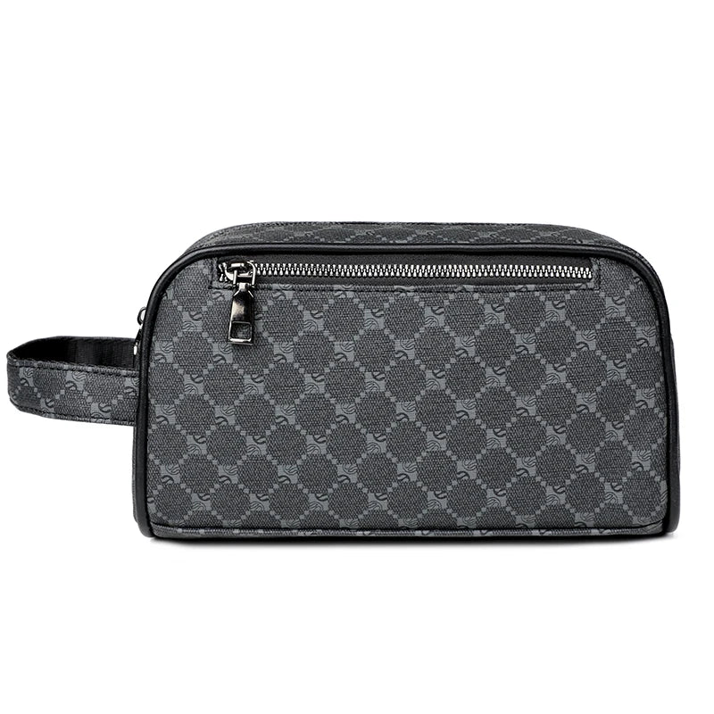 Nécessaire Masculina de Couro Impermeável – Modelo Italiano