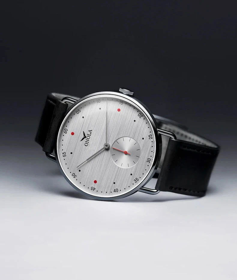 Relógio Masculino Slim Onola Bordeaux!