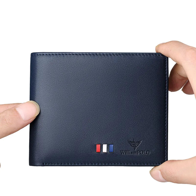Carteira de Couro Masculina Slim William Polo