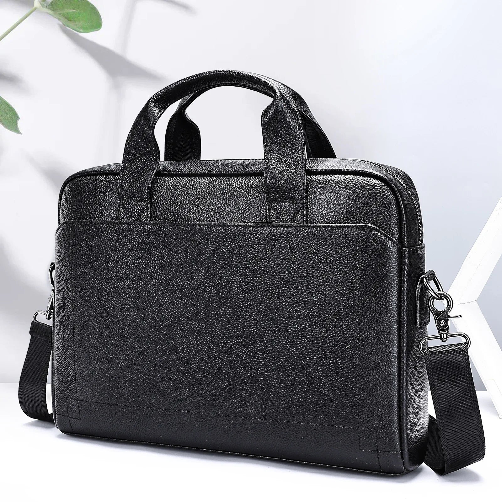 Pasta Masculina de Couro para Notebook Executiva – Modelo Bolsa de Mão ou Ombro!